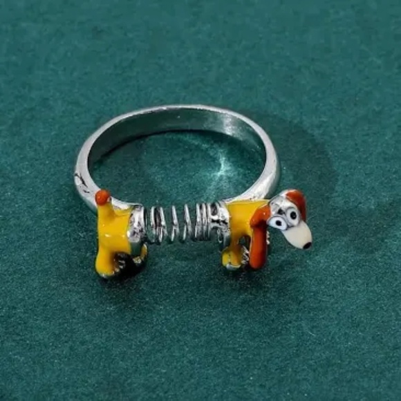None Jewelry - Adjustable Toy Story slinky dog ring